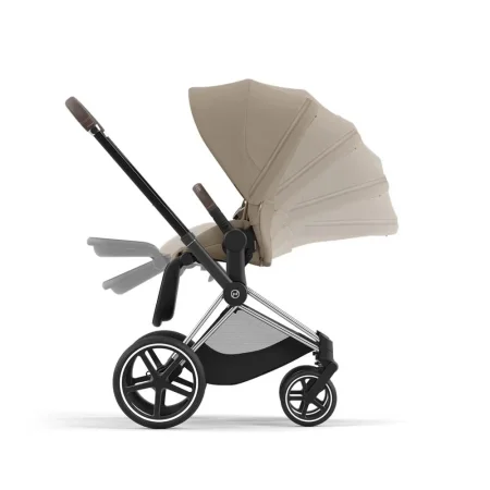 Коляска Cybex Priam IV Chrome Brown 2в1,+ спаль блок (Cozy Beige)