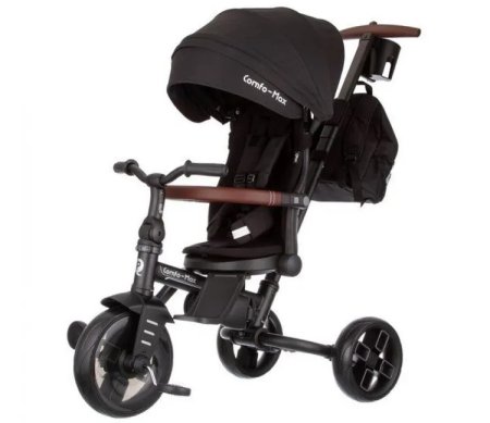 (м)Велосипед трехколесный Qplay Comfo Max Black (black)