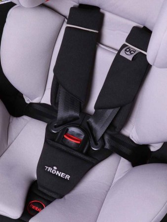 Babyсare Детское автокресло Troner гр 0+/I/II/III, 0-36, (0-12лет), цвет / Черный-Серый (Black-Grey)