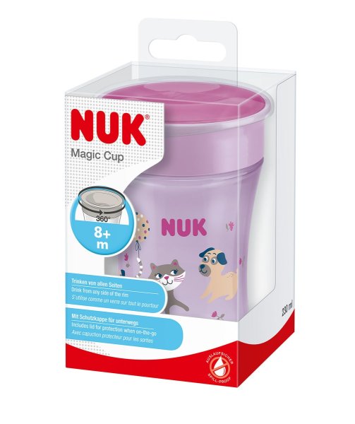 NUK EVOLUTION Поильник "MAGIC" 230 мл для девочек