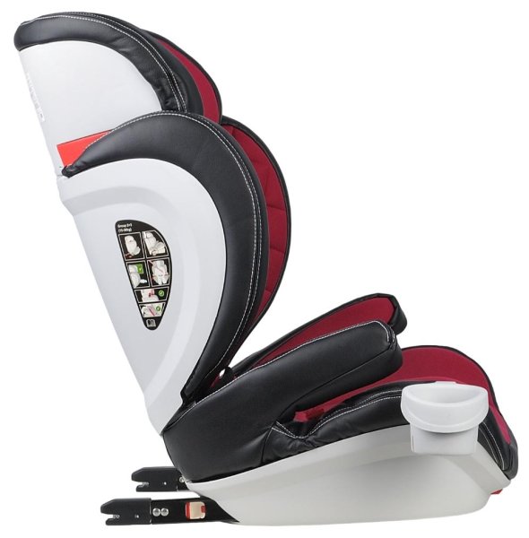 Farfello Автокресло детское CS-004 / цвет бордовый, черный/burgundy, black (YB802A-bb)