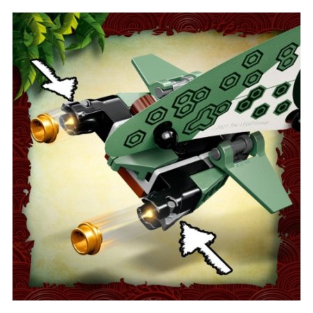 LEGO Ninjago Конструктор "Мотоцикл Ллойда для джунглей"
