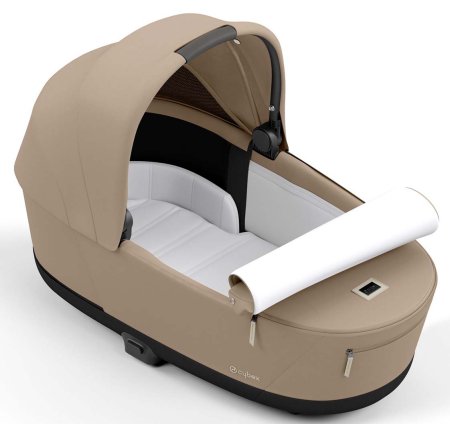 Cybex Коляска 2 в 1 Priam IV Rosegold / цвет Cozy Beige (бежевый, рама розовое золото)