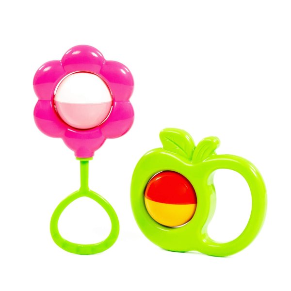 Полесье Набор погремушек Ассорти, 2 штуки / цвет в ассортименте