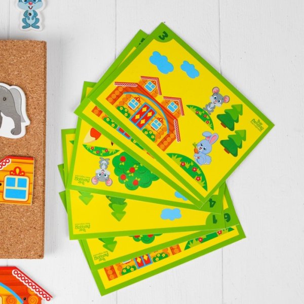 Лесная мастерская Набор для труда с молоточком Теремок / разноцветный