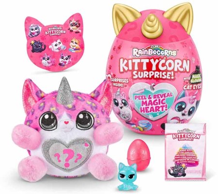 Zuru Игрушка-сюрприз в яйце Rainbocorns Kittycorn Surprise