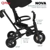 QPlay Велосипед трехколесный складной Nova / цвет Carbon black/черный