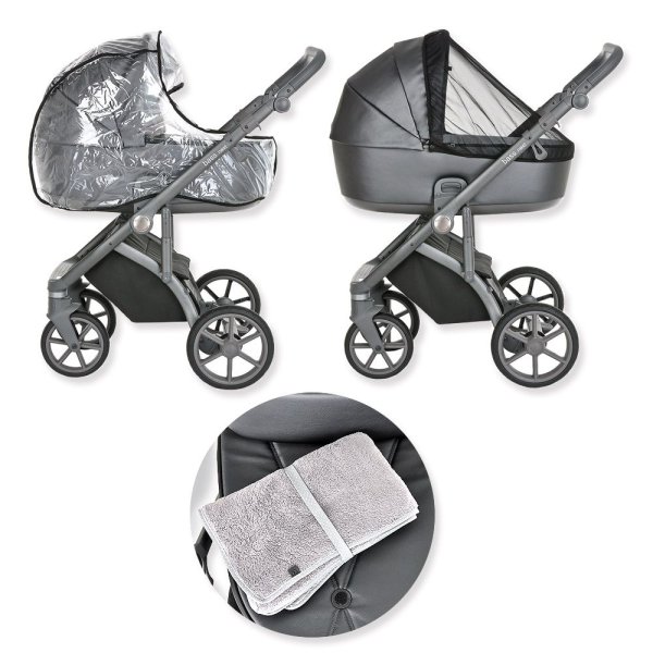 Roan Детская коляска Bass Next 2 в 1 / цвет Titanium