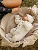 Amarobaby Комбинезон вязаный детский демисезонный Pure Love Tot, размер 56 / цвет молочный