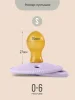 Комплект пустышек из натурурального латекса S (0-6 мес), 2 шт, Baby pink/ Lilac классическая