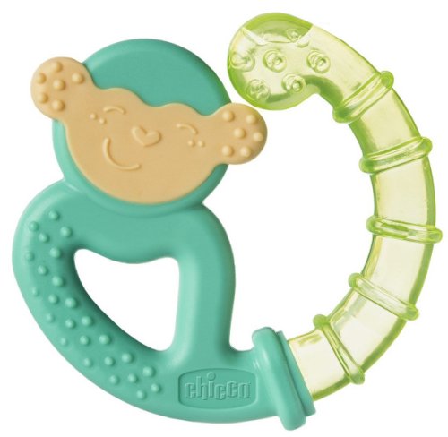 Chicco Игрушка с зубным кольцом "Обезьяна" и "Ленивец"
