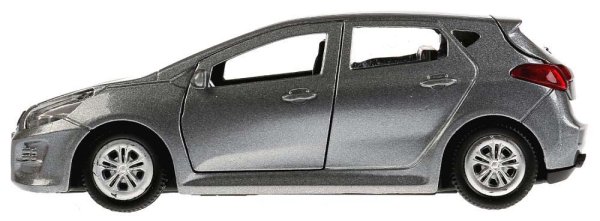 Технопарк Металлическая модель KIA Ceed / цвет серый