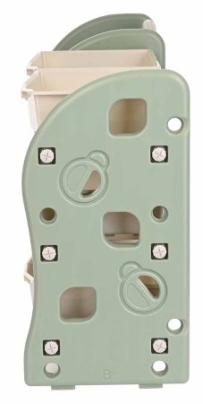 Pituso Стеллаж для игрушек с ящиками и приставкой / цвет Green (олива)