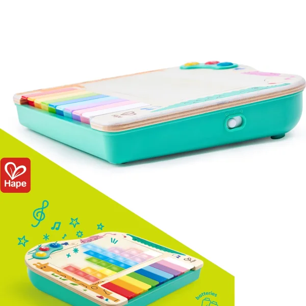 Hape музыкальная игрушка "Волшебное прикосновение" Пиксельное пианино с динамическим экраном E0635_HP