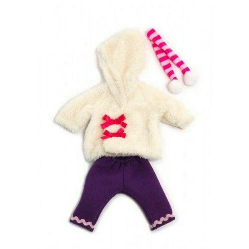 Miniland одежда для куклы 32 см cold weath.white fur set 31638