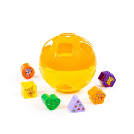 Полесье Игрушка развивающая "Оранжевая корова" "Шар" (в коробке)