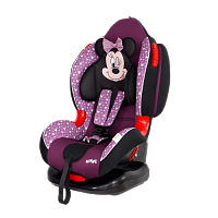Siger Автокресло детское Кокон ISOFIX, серия Disney / цвет Микки Маус звезды фиолетовый
