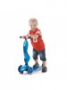 Трехколесный самокат с сиденьем Scoot&Ride HighwayKick (2в 1) синий