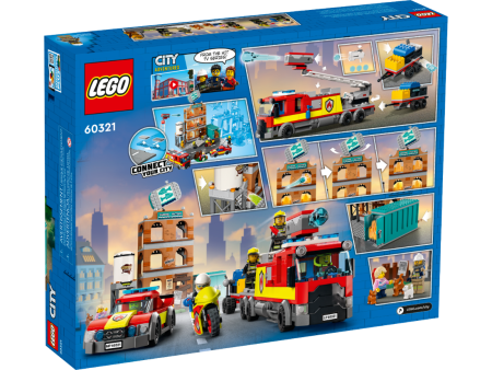 Lego Конструктор City Fire Пожарная команда / разноцветный