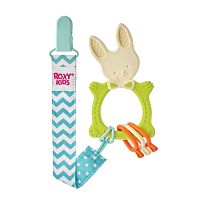 ROXY-KIDS Универсальный прорезыватель Bunny с держателем / цвет зелёный					