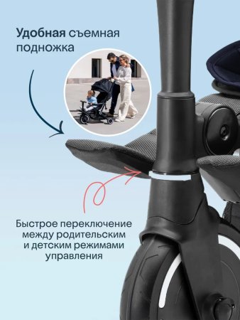 (м)Трехколес.склад.велос.SmarTrike Traveler (Midnight Blue)