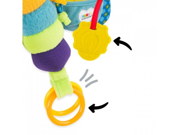 Lamaze(Ламаз) Игрушка с подвесом развивающая для малышей Светлячок Фредди