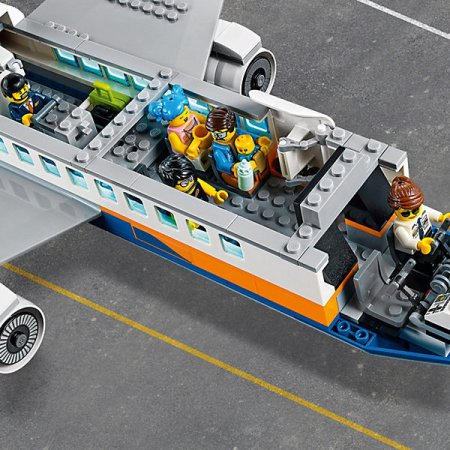 LEGO Конструктор City "Пассажирский самолёт", 669 деталей