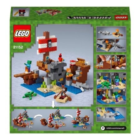 LEGO Minecraft Конструктор "Приключения на пиратском корабле"