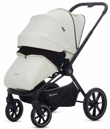 Labala Прогулочная коляска Raiz 2023 / цвет White/black (бело-черный)