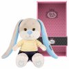 Maxitoys Мягкая игрушка Jack&Lin, Зайчик Жак в футболке и джинсах, 20 см