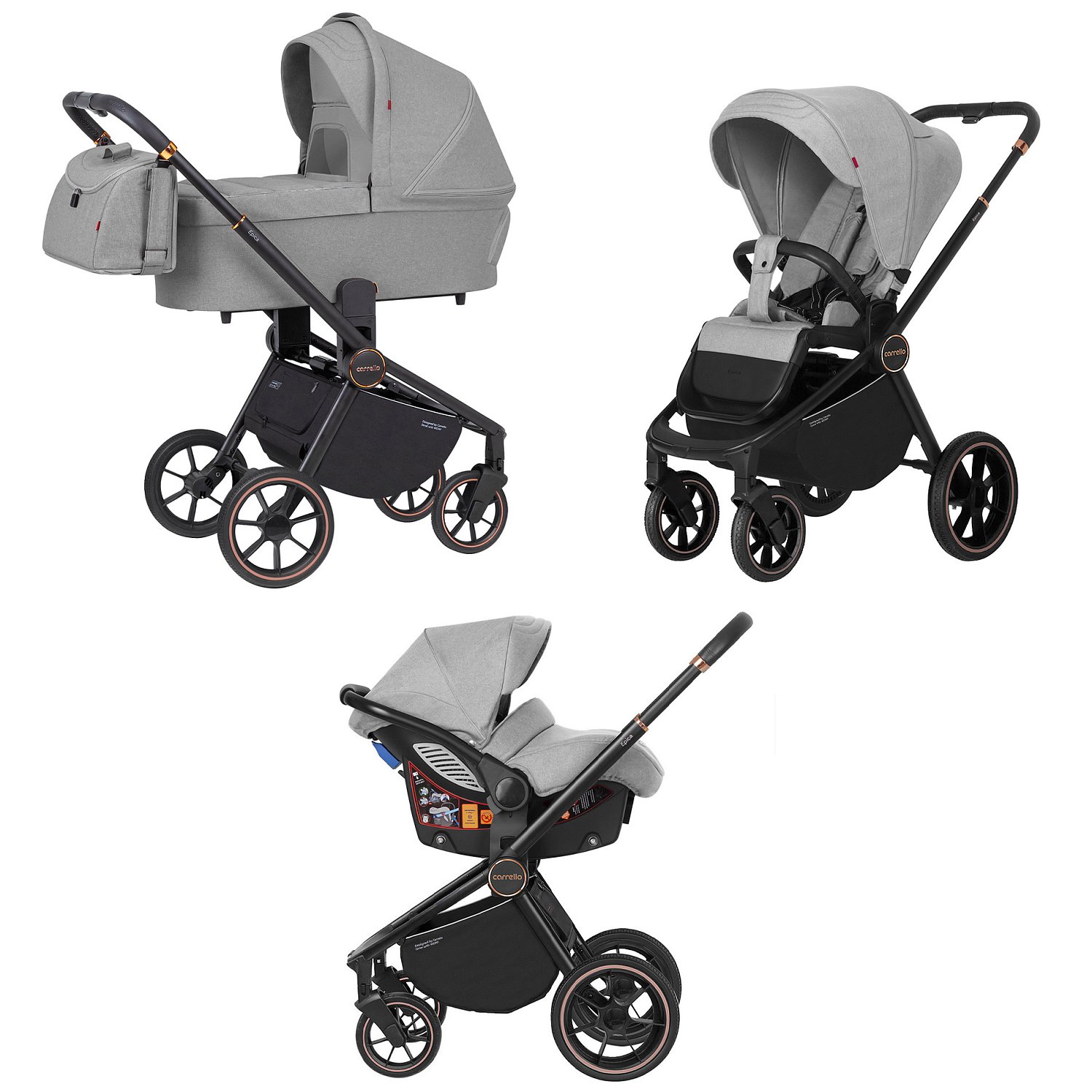 CARRELLO Epica коляска 3в1 CRL-8511/1