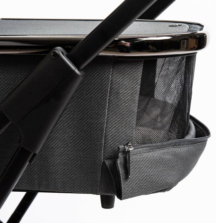 Коляска Peppy Tecla 2в1 Shadow Antrazit Chrome Edition  (графит)