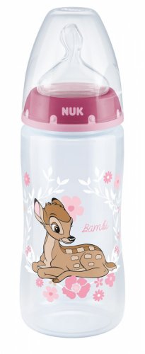 Nuk FC+ Бутылочка Дисней "Бэмби", 300 мл, с силиконовой соской, размер 1