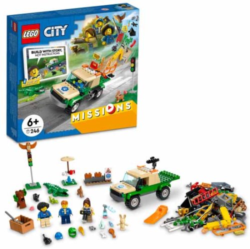 Lego Конструктор City "Миссии по спасению диких животных"