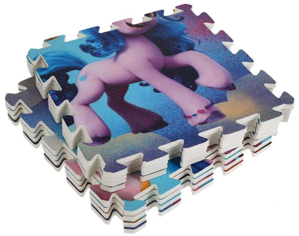 Играем вместе Сборный коврик-пазл «My little pony»