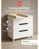 91036, Комод FIOKI +пеленаль.стол  (white)