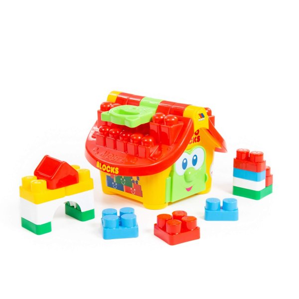 Полесье Логический домик Маленький строитель / цвет желтый, красный