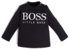 Футболка дл.рукав.Крошка Я Little Boss,цв.чёрный  (р.74-80)