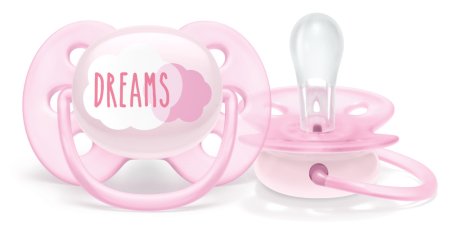 Avent Пустышка силиконовая Ultra soft Dreams, 0-6 месяцев