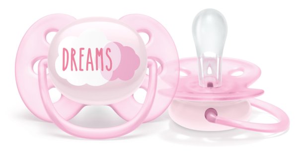 Avent Пустышка силиконовая Ultra soft Dreams, 0-6 месяцев
