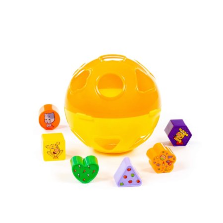 Полесье Игрушка развивающая "Оранжевая корова" "Шар" (в коробке)