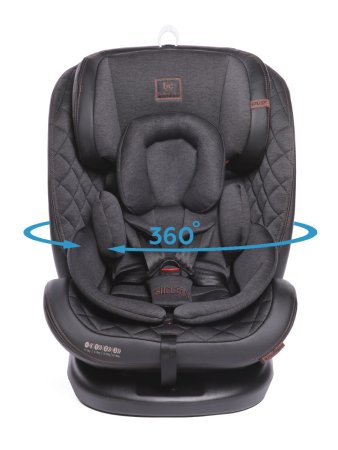 Babyсare детское автокресло shelter / цвет эко-темно-серый / eco dark grey
