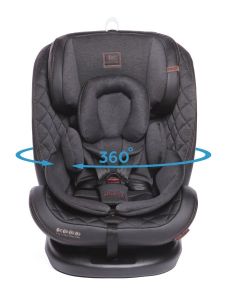 Babyсare детское автокресло shelter / цвет эко-темно-серый / eco dark grey