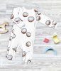 Комбинезон Mjolk Sleep and Play Кокосы	 (р.56)