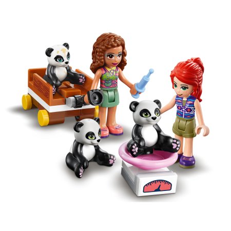 Lego Friends Конструктор Джунгли: домик для панд на дереве / цвет розовый, зеленый