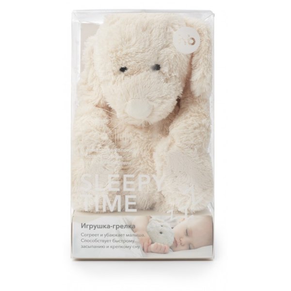 Happy Baby Игрушка-грелка со звуковым устройством Sleepy Time "Заяц"