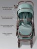 Коляска,экокожа 2в1 Motus Premium Ecco Exclusive (лагуна)