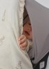 Happy Baby Накидка муслиновая на коляску и автолюльку /milky