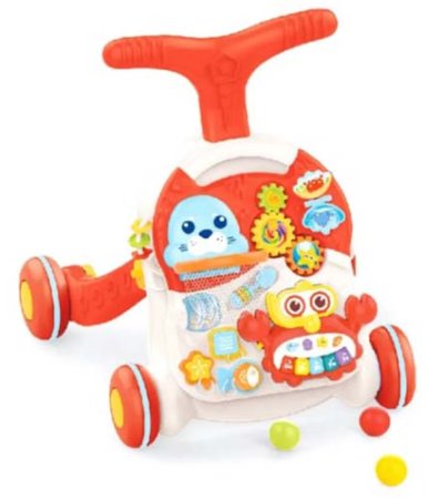 Elefantino Игровой музыкальный центр на колёсах 2 в 1