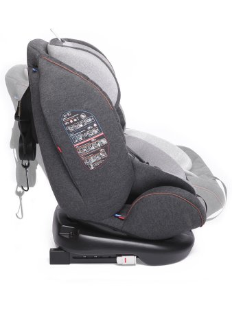 Babyсare детское автокресло shelter / цвет эко-светло-серый хлопок / eco light grey cotton